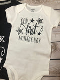 Our First Mother’s Day shirts, first Mother’s Day matching mom & baby Mother’s Day shirts