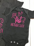 First Mother’s Day shirts, our first Mother’s Day shirt, matching mom and baby Mother’s Day shirts