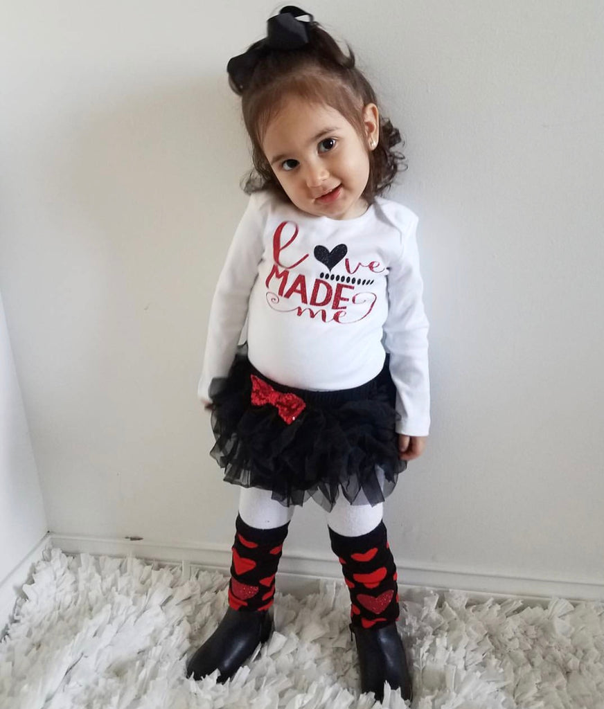 Valentine s Day outfit girl Valentine s Day shirt love made me