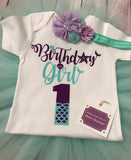 First birthday outfit, 1st birthday outfit girl, baby girl under the sea outfit