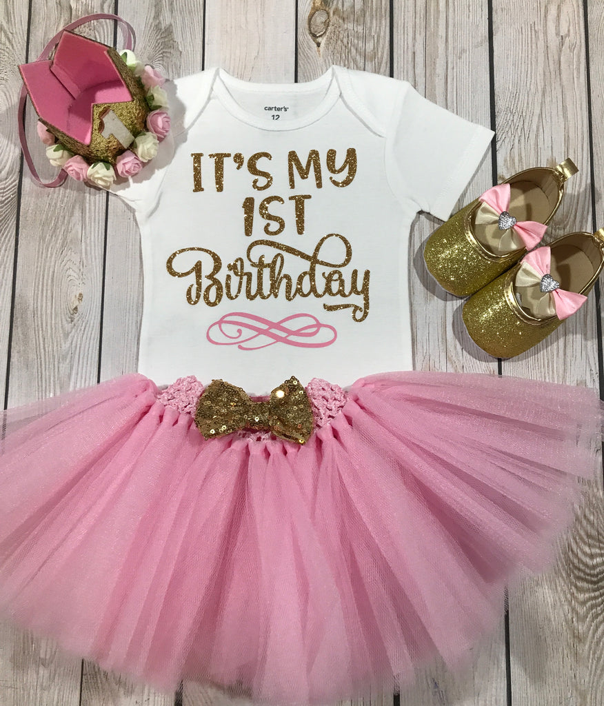 1st birthday outfit girl it s my first birthday princess outfit girl Melih s Boutique