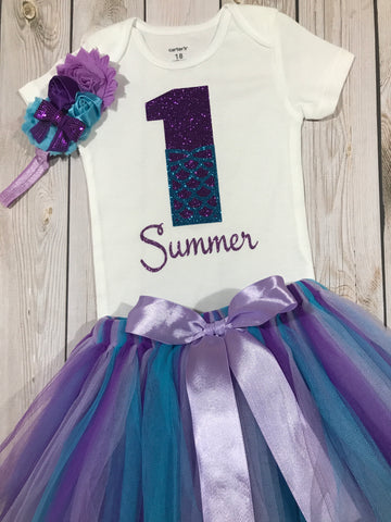 First birthday outfit girl, Mermaid outfit girl, first birthday, little mermaid outfit, second birthday mermaid outfit, under the sea outfit