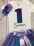 First birthday outfit girl, Mermaid outfit girl, first birthday, little mermaid outfit, second birthday mermaid outfit, under the sea outfit