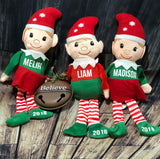 Elf stuffed animal, personalized elves, Christmas gifts kids, stocking stuffer