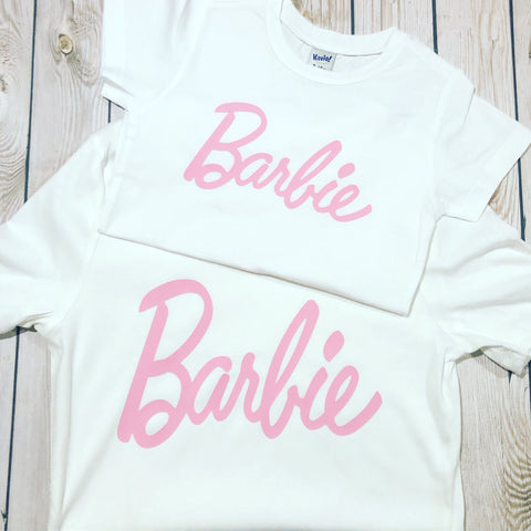 Barbie shirts, mommy and me shirts, mommy Barbie shirt