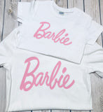 Barbie shirts, mommy and me shirts, mommy Barbie shirt