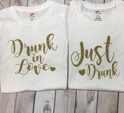 Girls night out shirt, drunk in love shirt, bachelorette party shirts, soon to be married shirt, vegas bachelorette party